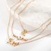 Environmental Friendly Alloy Fashionable And Personalized Gold Dot Diamond Constellation Pattern 3-piece Set Necklace_ipsvogv.com