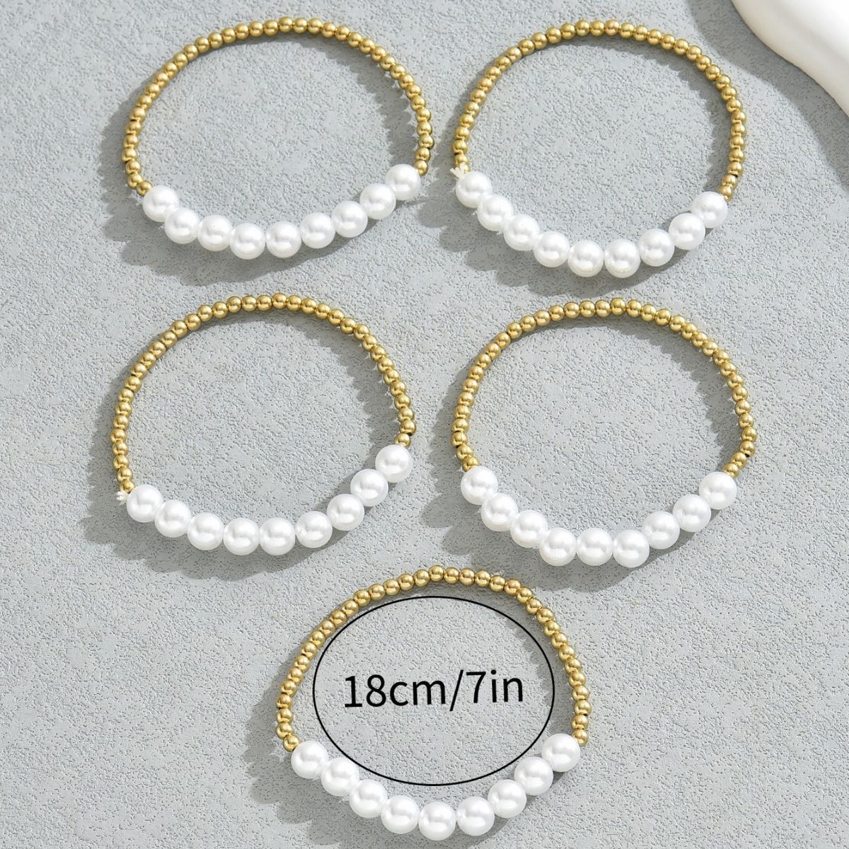 Niche Fashion OL American Versatile Handstring Female Personality Pearl Multi layer Design Light Luxury Beaded Geometric_ipsvogv.com