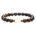 Faceted Gemstone Gray Moonlight Colorful Black Gallstone Lotus Bracelet Tiger Eye Stone Crystal Beads Yoga Stone Bracelet_ipsvogv.com