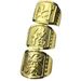Vietnamese Sand Gold Simulation Gold-plated With Fingers, Men's Non Fading Open Ring Jewelry_ipsvogv.com