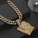 English US BOYZ Necklace Full Of Diamonds, Hot Selling Hip-hop Street Letter Pendant_ipsvogv.com