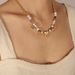 New French Court Style Light Luxury Natural Stone Freshwater Pearl Bead Titanium Steel Gold-plated Pendant Necklace_ipsvogv.com
