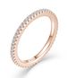 Zircon ring pinky ring female s925 sterling silver rose gold simple hand jewelry jewelry silver jewelry_ipsvogv.com
