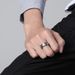 Men's Jewelry 4 6 8 Mm Curved Sand Surface Tungsten Steel Ring Simple Wedding Proposal Tungsten Gold Couple Ring Hand Jewelry_ipsvogv.com