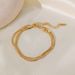 2025 New Japanese And Korean Niche Bracelet, Women's High-end Light Luxury Titanium Steel Bracelet_ipsvogv.com