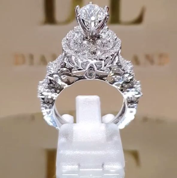 Sanjie DL Ins Style Women's Hand Decoration Alloy Inlaid Zircon Ring New Fashion Jewelry_ipsvogv.com