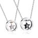 Star Love Couple Memorial Titanium Steel Necklace Simple Hip Hop Trendy Men And Women One Piece Couple Necklace_ipsvogv.com