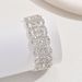 Unisex New Fashion Bridal Rhinestone Hollow Bracelet Bracelet Shiny Luxury Ladies Bracelet Accessories_ipsvogv.com