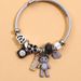 Family Fashionable DIY Love Diamond Set Little Bear Pendant Student Titanium Steel Adjustable Bracelet_ipsvogv.com