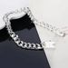 Fashion 10MM Square Buckle Cuban Bracelet Personality Men's Side Chain_ipsvogv.com