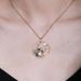 Independent Designer Natural Cream Blue Moonstone Pendant Insect S925 Sterling Silver Gemstone Niche Design Necklace Female_ipsvogv.com