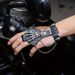 Punk Style Unisex Fashion Ring Bracelet Integrated Personality Hip Hop Silver Back Chain_ipsvogv.com
