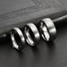 Men And Women's Jewelry Personalized Sand Surface Inner And Outer Balls 4 6 8MM Tungsten Gold Ring Tungsten Steel Ring_ipsvogv.com