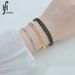 Unisex Jewelry Fashion couple grinding six sided bracelet titanium steel bracelet personality Cuban chain ins trend hip hop bracelet_ipsvogv.com