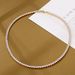 Hip Hop Copper Inlaid Zircon Row Necklace INS Multiple Specifications Tennis Chain 4mm_ipsvogv.com