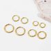Women’s Jewelry Set Fashionr Supply Retro Fashion Simple Stainless Steel Ear Buckle Versatile Round Hoop Earrings Earrings_ipsvogv.com