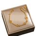 Trendy Hollow Out Four Leaf Clover Titanium Steel Bracelet For Women, Niche Design, Best Friend Gift, Hand Jewelry That_ipsvogv.com