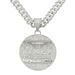 Hip Hop Men's Jewelry New Arrival Diamond-Encrusted Last Supper Pendant Cuban Chain_ipsvogv.com
