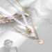 New Korean Version Fashionable Elegant Angel Wing Pearl Double-layer Necklace, Hip-hop Sweet And Cool Style Round Brand_ipsvogv.com