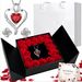 Women’s Jewelry Set Fashion hot selling necklace for women fashion, colored zircon love pendant, Valentine's Day Mother's Day gift_ipsvogv.com