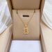【 】 Stranded Sky Little Bear Light Luxury Charm Gorgeous Full Diamond Necklace Women's Versatile Clavicle Titanium Steel_ipsvogv.com
