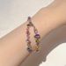 Shijia Jewelry Gema Valentine's Day Candy Sparkling Color Bracelet Women's Crystal Contrast Dopamine Unique Design_ipsvogv.com