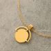 Liu Yifei's Same Necklace, Crescent Roman Coin Collarbone Chain, Women's Light Luxury Niche Design, High-end Sense_ipsvogv.com