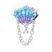 Women's Jewelry Original 925 Sterling Silver Ocean Style Turtle Shell Fishtail Pendant DIY Jewelry Accessories Bracelet String_ipsvogv.com