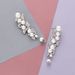 Korean Style Bride Pearl Earrings Long Handmade Non-Pierced Ear Clips Wedding Dress Shooting Accessories Wholesale_ipsvogv.com