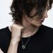 Chinese Style Pure Silver Mobius Ring Transport Bead Necklace For Men's Pendant, Trendy Brand, Versatile Accessory,_ipsvogv.com