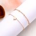 Minimalist Natural Alloy Gold And Silver Dual Color Heart-shaped Bead Double-layer Bracelet For Women's Jewelry_ipsvogv.com