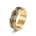 Celtic knot stainless steel rotating ring ring to relieve anxiety wedding engagement couple ring_ipsvogv.com