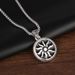 Sunflower Totem Titanium Steel Chain Men's Necklace Personality Necklace Sun God Fashion Pendant Item_ipsvogv.com