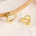 Hot Sale Fashionable High End Hollow Design Heart Earrings Brass Real Gold Electroplated Earrings_ipsvogv.com
