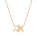 Body 【 All Titanium Steel 】 Cold Plane Personality Extremely Simple Wind Furnace Real Gold Necklace Female Ins Internet 【 】_ipsvogv.com