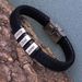 New Black Woven Men Trendy Gift For Boyfriend Personalized Wristband Design Sense Bracelet Jewelry_ipsvogv.com