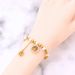 Modern Style Geometric Titanium Steel Plating Gold Plated Bracelets Earrings Necklace_ipsvogv.com
