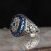 Diamond Craftsman Blue Set Zircon New Simple And Elegant Alloy Ring_ipsvogv.com