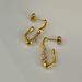 Spot Factory Fashionable Niche INS Retro Vintage Irregular Spiral G Earrings_ipsvogv.com