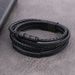 Bracelet 1PC Explosion Stainless Steel Leather Cord Bracelet Men's Multi-Layer Simple Braided Leather_ipsvogv.com