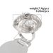 Geometric Modeling Pearl Flower Ring Women's 2025 Spring Fashion Personality Niche Creative Stage Matching Jewelry_ipsvogv.com