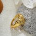 Women’s Jewelry Set Fashion Personality Gold Light Luxury Irregular Geometric Ring Love Zircon Ring Creative Thread Ring_ipsvogv.com