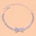 Jewelry Exquisite Small Full Diamond Bow Anklet Beach Double Row Rhinestone Anklet_ipsvogv.com