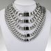 316L Stainless Steel Tone Hip Hop Necklace for Mens Chain Width: 9~16mm_ipsvogv.com