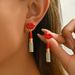 Women’s Jewelry Set Fashion Style Women's Earrings Personality Lip Oil Drop Design Diamond Earrings Niche High End Earrings For Women_ipsvogv.com