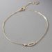 Women's Jewelry S925 Sterling Silver Plated 14K Diamond Bracelet Geometric Long Light Luxury High End Ins Style Hand Jewelry Versatile_ipsvogv.com