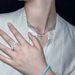 Cool Girl Style Crystal Bead Cross Necklace For Women, Light Luxury, Niche, Layered Collarbone Chain, High-end_ipsvogv.com
