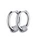 Titanium Steel Hoop Small Circle Earrings Ins Earrings Simple Trendy Earrings For Men And Women Without Ear Holes_ipsvogv.com