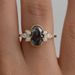 Obsidian Black Gold Ring Alloy Engagement Jewelry Female_ipsvogv.com
