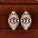 Cao Shi's Russian 2024 New Trendy Advanced Earrings with Hollow Design and Elegant Ear Buckles_ipsvogv.com